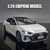 New 1/24 GAC Motor Trumpchi EMPOW Alloy Car Diecasts & Toy Vehicles Metal Toy Car Model Sound and Light Collection Kids Toy