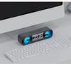 Wireless Bluetooth Speaker Colorful Home Speakers LED Mirror Digital Clock Dual Alarm Clock Support TF Card FM Radio with Stand