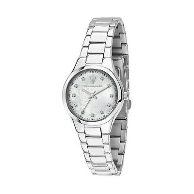 Ceas de damă Attrazione Accente de Cristal Oțel Inoxidabil Cadran Nacre Mecanism Quartz R8853151504