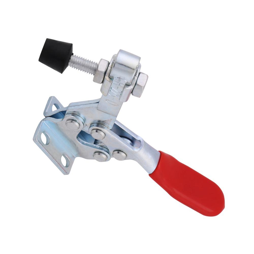 5pcs 227Kg Holding Capacity Toggle Clamps GH-225-D Horizontal Action Fixture Clamps Quick Release Mechanism Quick Release Clamps