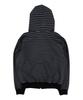 The Coldest Moment Tcm Stripe Hooded Zip-Up (Charcoal/Black)