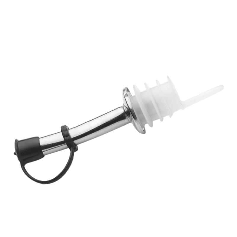 Stainless Steel Wine Nozzle With Cap Home Wine Bottle Stopper Wine Pourer Olive Oil Dispenser Wine Mouth Bar Accessories