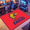 West Coast Eagles Logo Rug, Non-slip Rug, Suitable for Living Room, Bedroom, Game Room, Computer Room and Home Décor.
