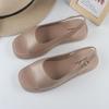 Women's Summer Solid Colour Open Toe Casual Outwear Sandals Flat Cool Strap Shoes