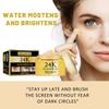24K Eye Cream Gentle Nourishing Hydrating Smoothing Daily Under Eye Care with Anti-Wrinkle Firming Radiance