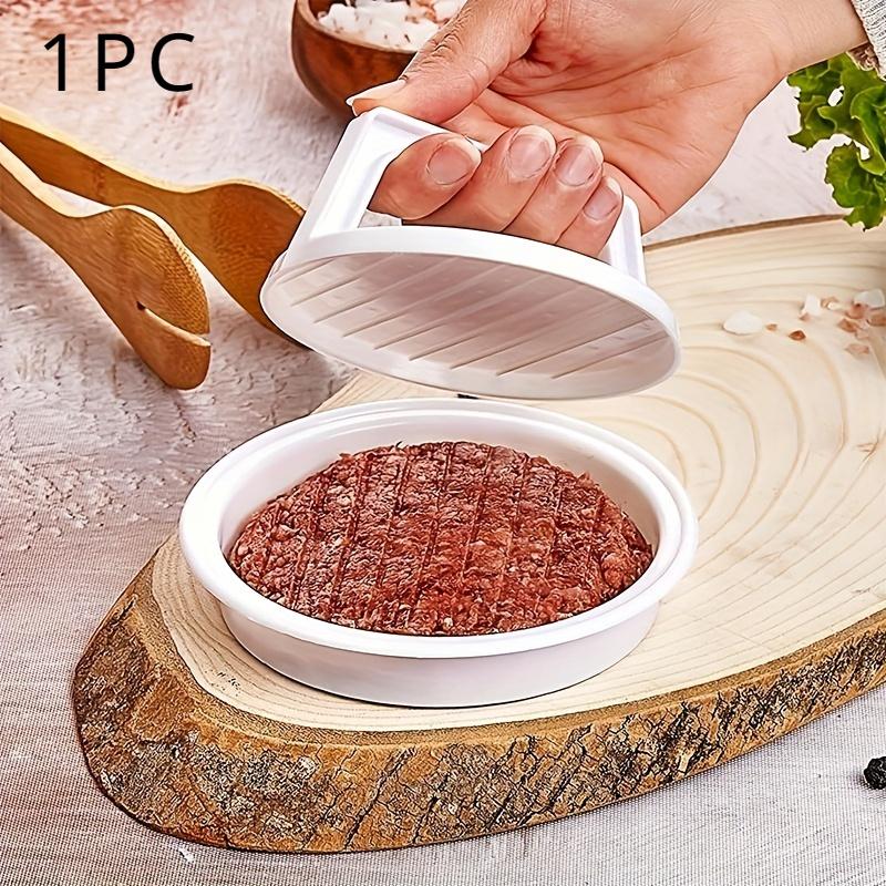 1pc Burger Press Multifunctional Meat Press Plastic Hamburger Press Meat Cake Mold Kitchen Tools Manual