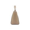Tory Burch Mcgraw Iconic Double T Logo Bucket Bag Leather Handbag Small Women Handbags Clay-Gray 74956-200