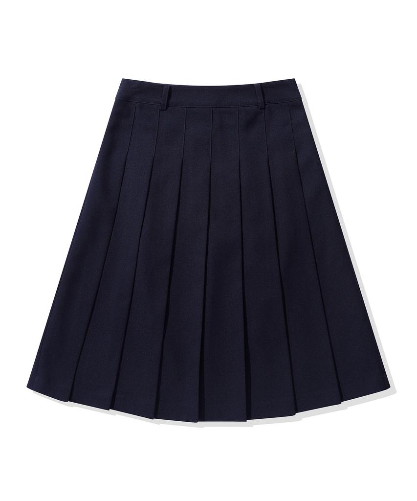 CGP (Women) Pleated Skirt_Dark Navy