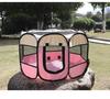 Octagonal Foldable Pet Playpen: Waterproof, Scratch-Resistant Whelping Box and Tent for Dogs and Cats.