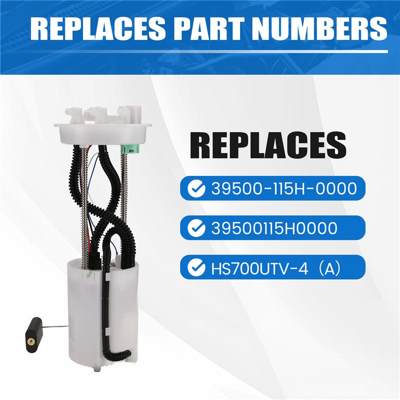 ABLZ-Electric Fuel Pump For Hisun 400 500 700 800 UTV ATV 39500-115H-0000