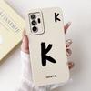 For Samsung Galaxy Note 20 Ultra Note20 Lucky Initial Letter Phone Case For Samsung Note 20 20Ultra 5G Soft Silicone Cases