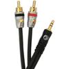 D'Addario Daddario Audio Cable PW-MP-05 (1.5m RCAX2-Stereo Mini) [Domestic Genuine]