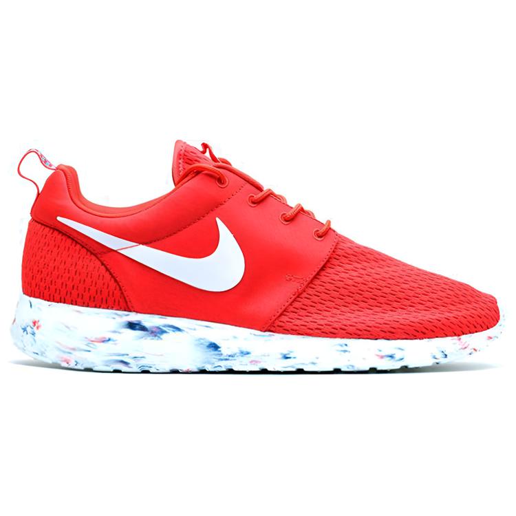New Nike Roshe Run Marble Pack Red 669985-600