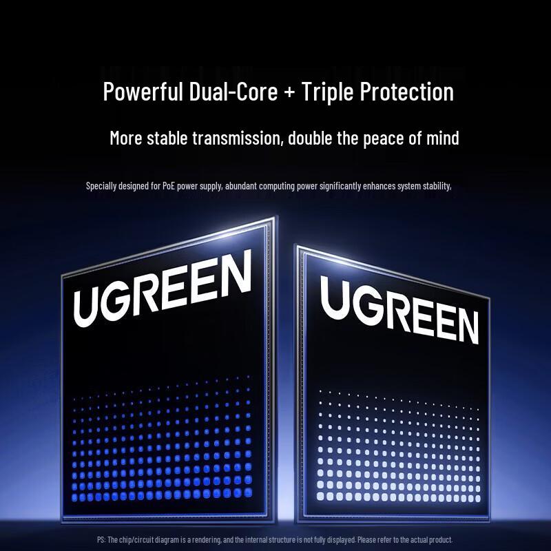 Ugreen 8-Port 100Mbps PoE Switch