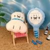 Seal Plush Pendant Stuffed Animal Keychain Cartoon Racket Seal Creative Ornament for Handbag Backpack Charm