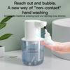 2024 Liquid Soap Dispensers Bathroom Automatic Soap Dispenser USB White 4 Level 400ML Shampoo Dispenser Foam Soap Dispenser