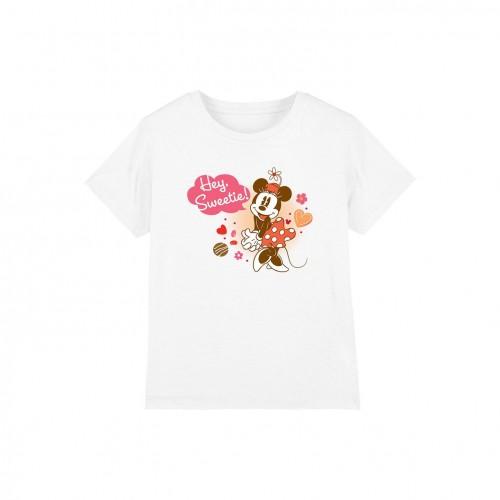Disney Childrens/Kids Hey Sweetie! Minnie Mouse Vintage Valentine`s Day T-Shirt