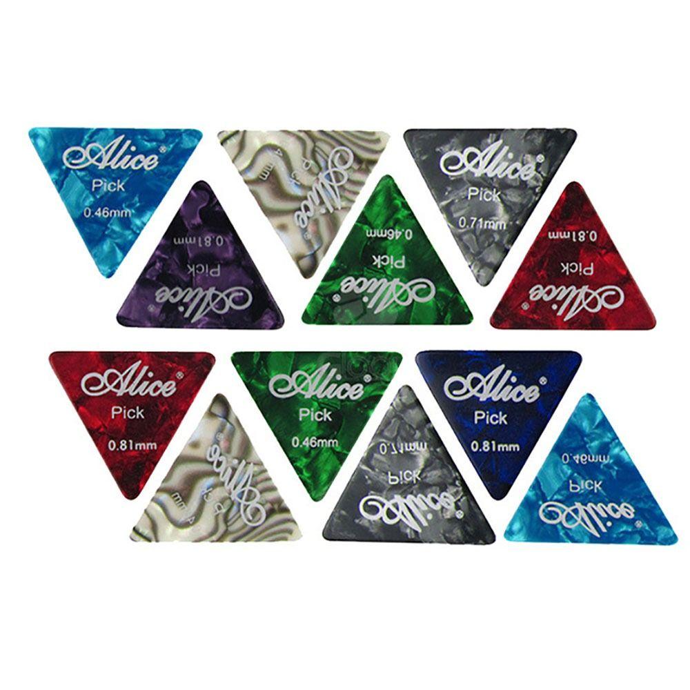 12Pcs Celluloid Guitar Plectrum Professional Guitar Shrapnel High-quality Guitar Mediator