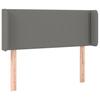 Vidaxl Zagłówek Do Łóżka Z Led, Ciemnoszary, 83X16X78/88 Cm, Tkanina