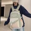 New schoolbag retro college style high school student backpack Korean version ins trendy college student couple backpack