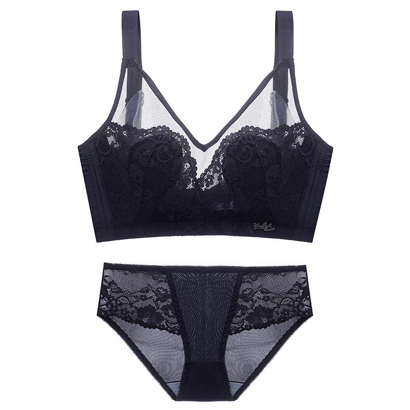 Summer Lace Adjustable Backless Bra with Rabbit Ears Design for Women