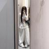 Painted Graffiti Micro-transparent Thin Sunscreen Blouse Long-sleeved T-shirt Women's 2026 New Summer Korean Beautiful Small Top