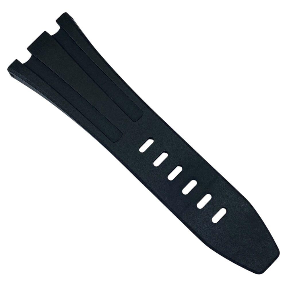 Used AUDEMARS PIGUET Royal Oak Offshore Rubber Strap Watch Band Replacement Rubber Black Luxurious Elegant Exquisite Business Formal Men Women Gift