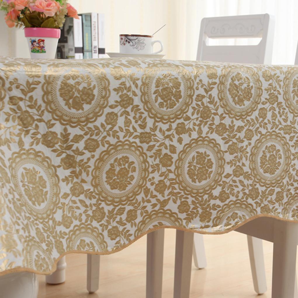 Table Cover Cloth Party Tablecloth Rectangle Waterproof Oil-proof Covers Cloths