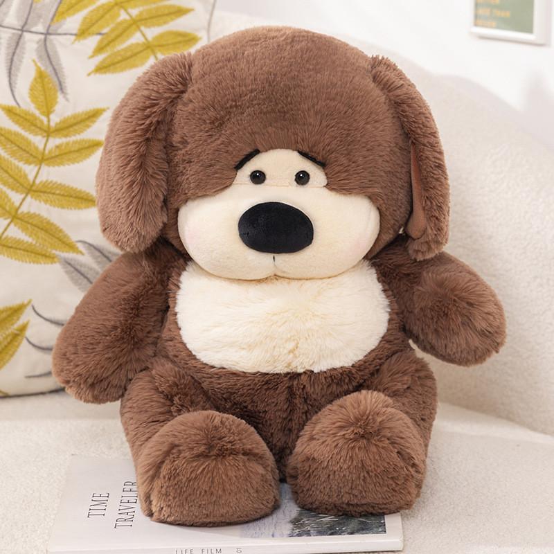 Plush Dog Fluffy Toy Adorable And Soft Huggable Stuffed Animal For Children And Gifts