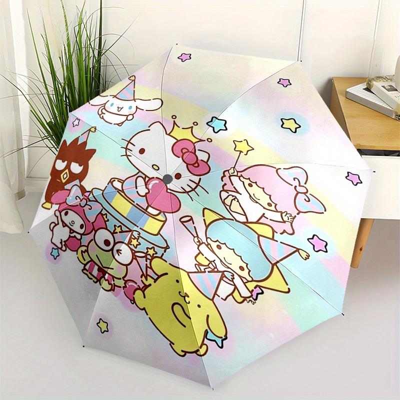 

Hello Kitty, Celebration Automatic opening and closing folding umbrella with 8-rib frame and compact travel design, perfect for all occasion