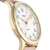 TIMEX Easy Reader Watch, 33mm, Women's, Pink, with a White Dial, Brass and Mineral Glass, Quartz Movement, America Watch TW2V25200