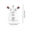 Olive Oil and Vinegar Dispenser Soy Sauce Double Pourer Spout Stoppers Cruet 2