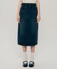 Yale Denim Long Skirt_Charcoal