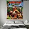 Retro Gorilla Game Pattern Home Decor Tapestry, Wall Hanging, Decorative RV Wall Cloth.SGT0917296
