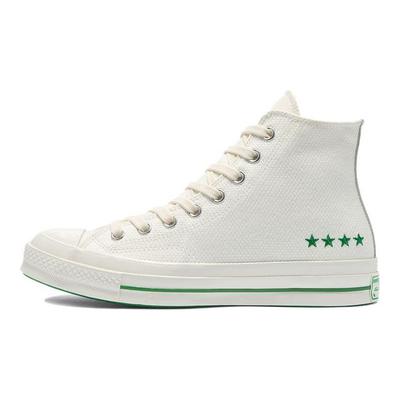 Chuck 70 High Green Stars Unisex Sneakers White Vintage-White Amarillo 170999C