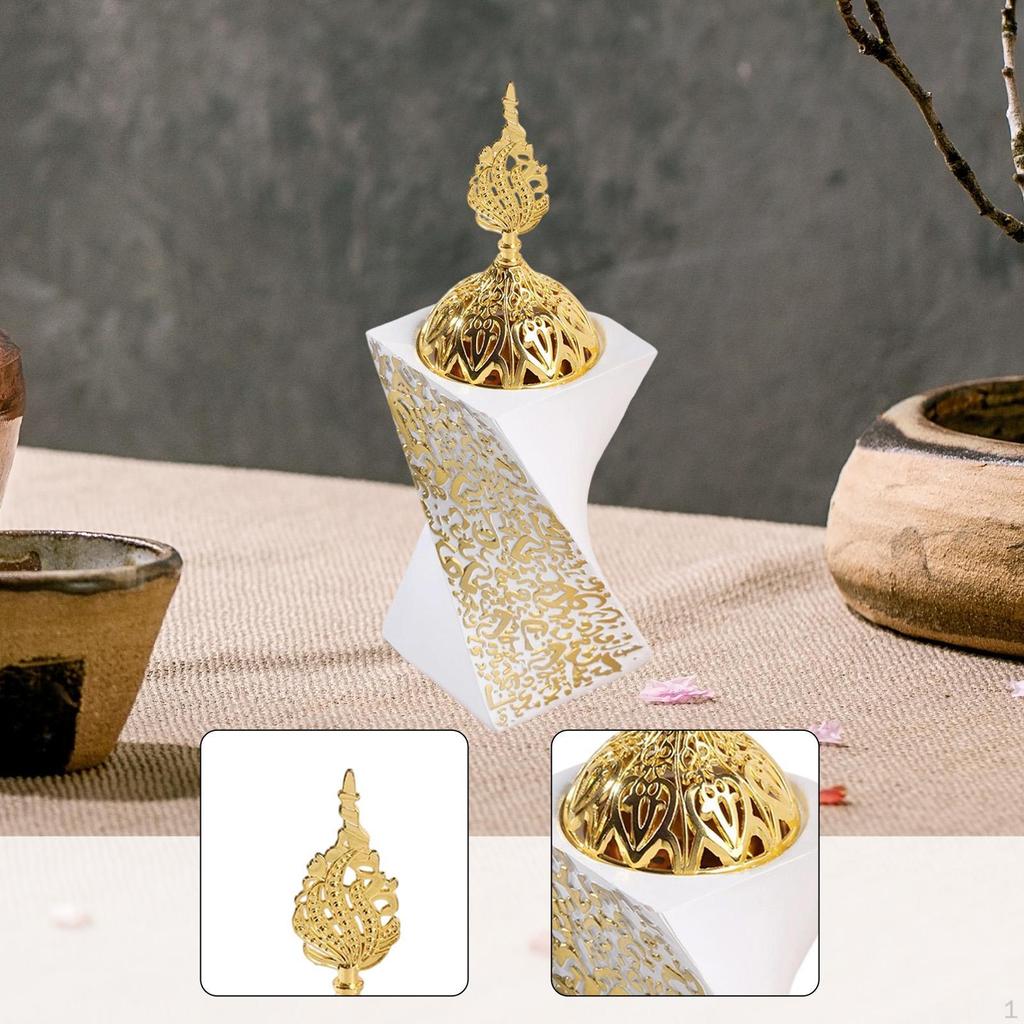 Burner Holder Gift Meditation Display Desk Ornament Censer Stand for Library Study Room Party Hotel