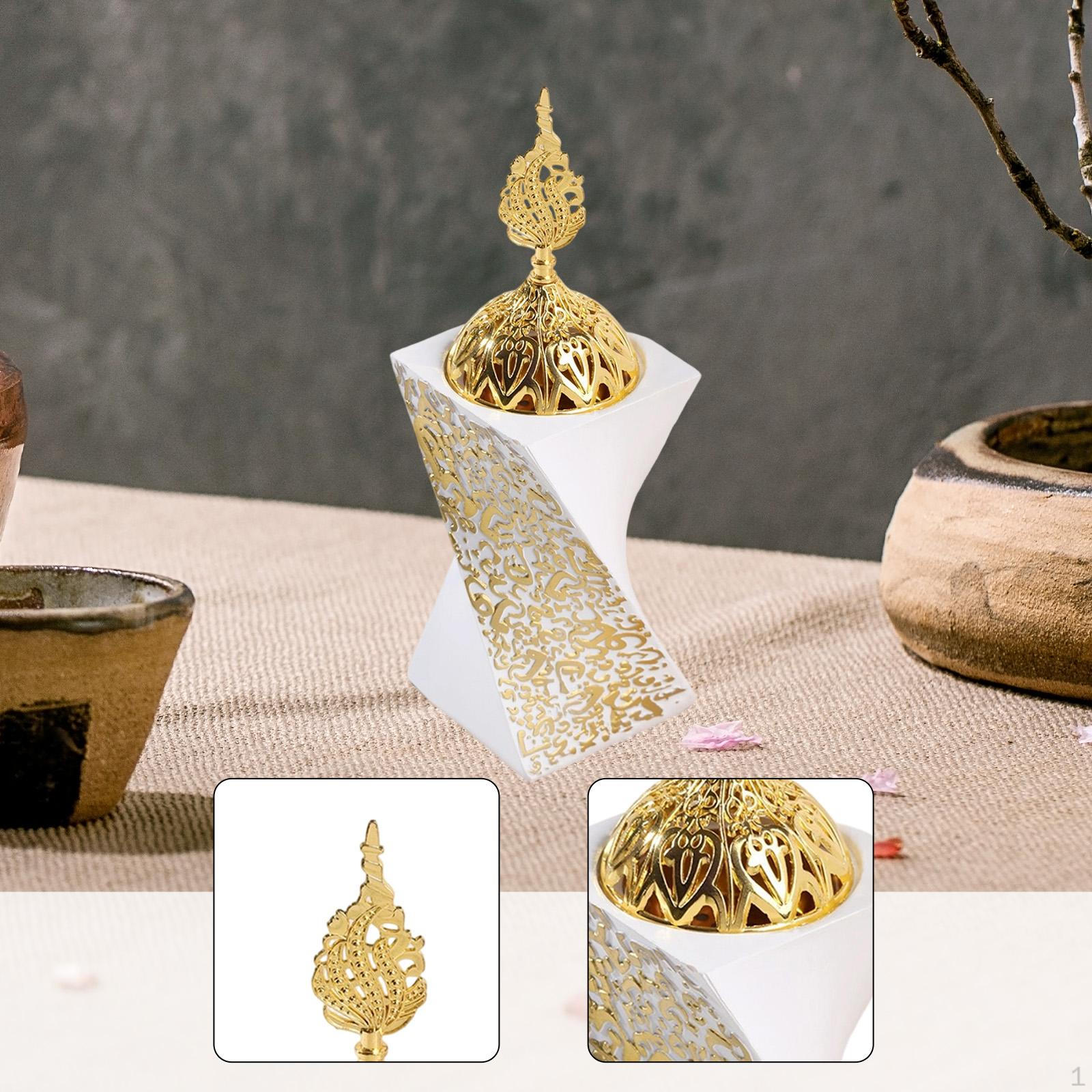 

Burner Holder Gift Meditation Display Desk Ornament Censer Stand for Library Study Room Party Hotel білий