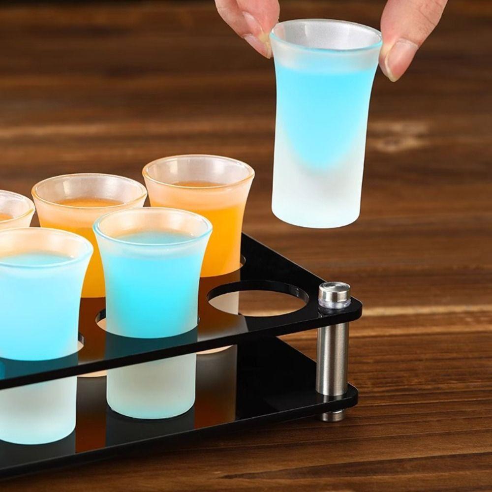 38mm Acrylic Cup Holder Round Hole Cup Serving Tray Wine Cup Shelf  Restaurant Service