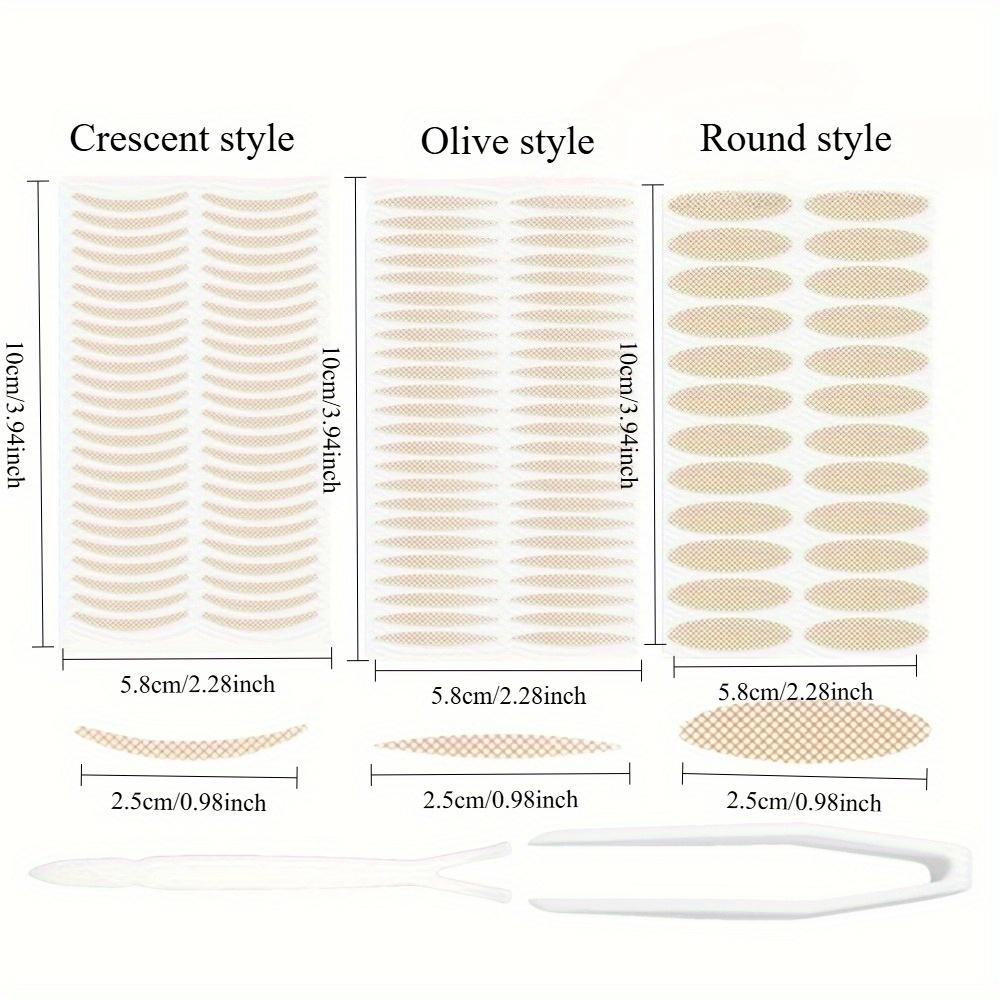 480/720pcs Invisible Eyelid Tape, Double Eyelid Stickers with Eye Makeup Tools - Experience The Magic of Breathable Fiber Double Eyelid Tape,