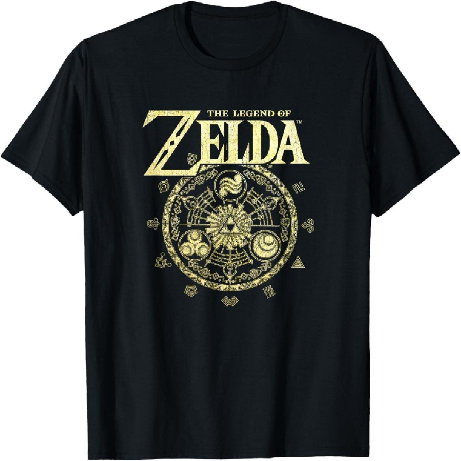 Футболка The Legend of Zelda Трифорс Золотая Сила Эмблема Богини XXXXXL разноцветный