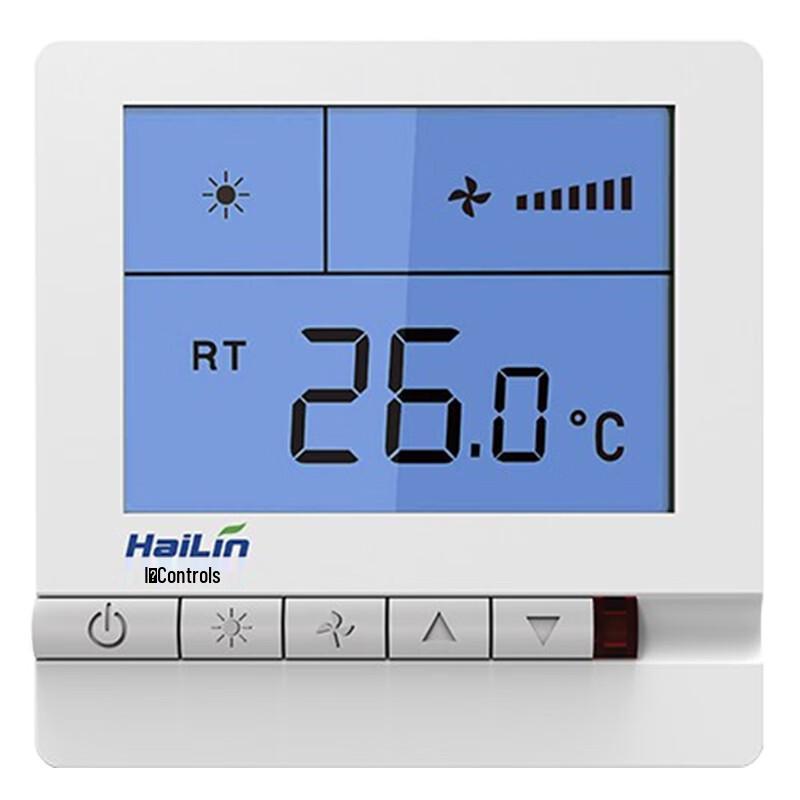HAILIN HL108FCV2-RL Central AC Fan Coil Unit Thermostat