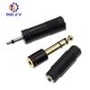 6.35mm Female Plug to 3.5mm Male 2Pole 3 Pole Connector Headphone Amplifier Audio Adapter Microphone AUX 6.3 3.5 mm Converter