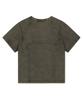 MAHAGRID Washed Curved Tee Charcoal(Mg2Fmft588A)