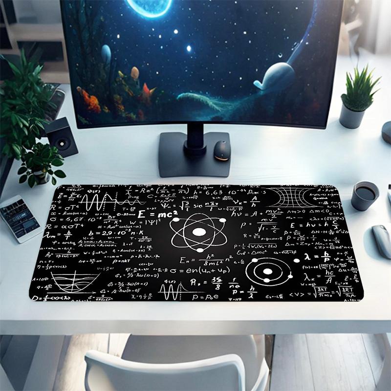 1PC Physics Oversized Mouse Pad - Non-Slip Rubber Base Perfect for Office School Esports Home Decor Desk Mat 296A