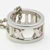 Used TIFFANY&Co. Necklace Atlas Open Circle Silver925 2.7g Silver Accessories