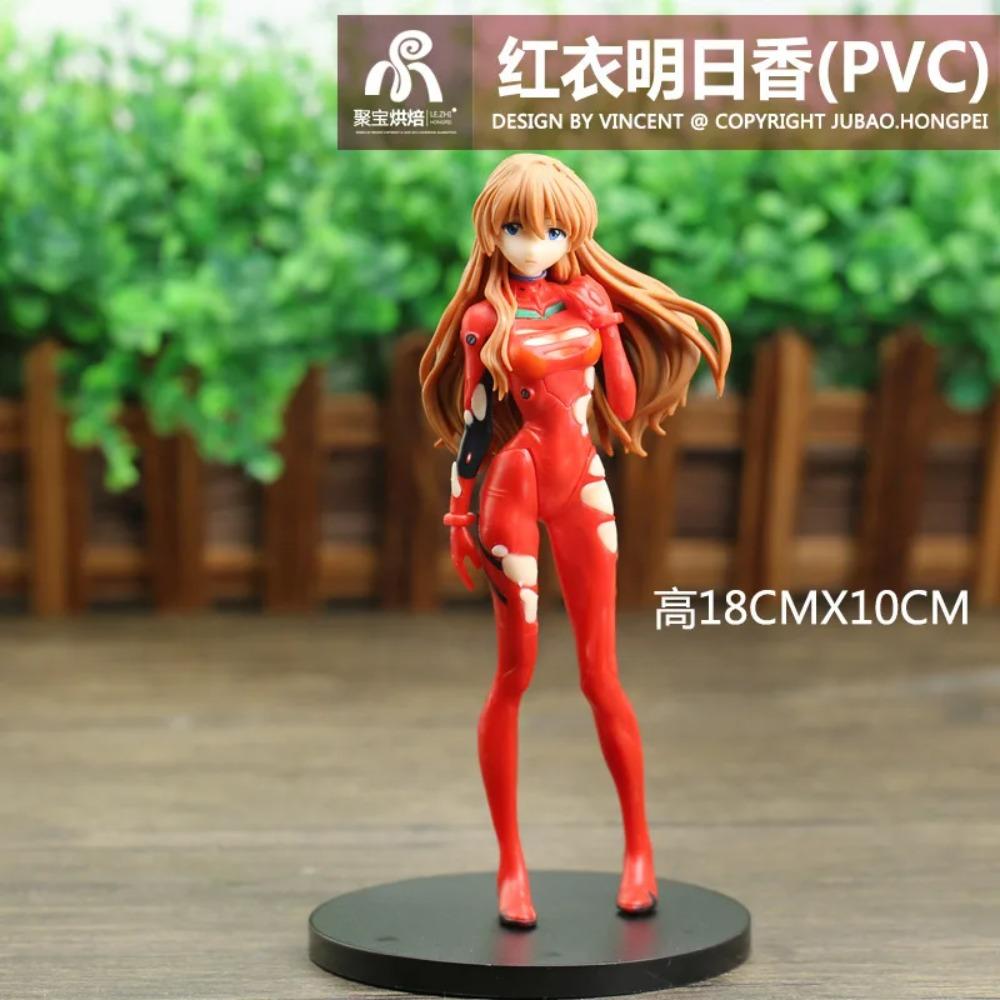 18cm Neue Anime Neon Genesis Evangelion Eva Ayanami Rei Kawaii Figur PVC Modell Spielzeug Puppe Sammlerstücke Ornamente Geschenke
