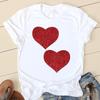 Women Avocado Love Sweet 90s Short Sleeve Graphic Tee T-shirts Female Ladies Fashion Casual Clothing Summer Tshirt Clothes Y2K