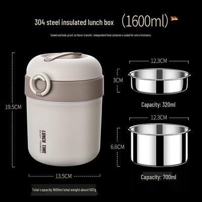 Tragbare 304 Edelstahl Isolierte Lunchbox