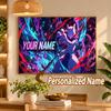 Mewtwo Custom Name Diamond Painting Personalized 5D Full Drill DIY Diamond Art Home Decor