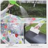 Transparent PEVA Rainproof Dust Cover for Cars & Motorcycles - Universal, Four Seasons, Cartoon Design, Dustproof & Sunscreen Protection.